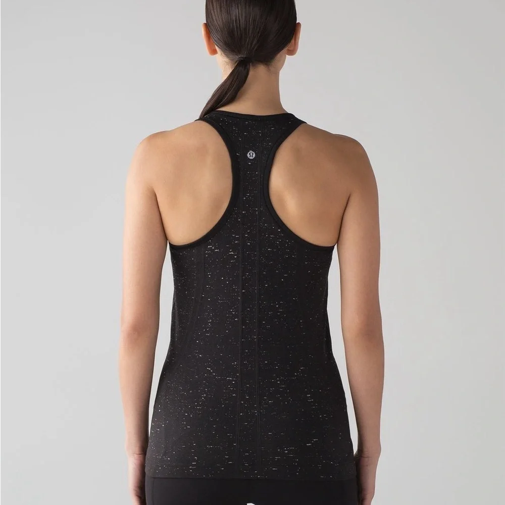 lululemon athletica Black Speckled Tank Top